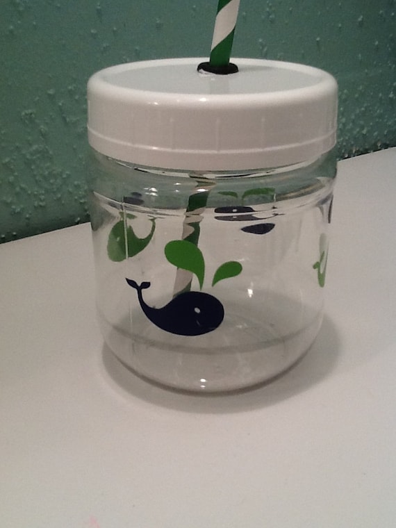 Plastic Mason Jar Cups with Lid Upgrade by RememberedOnceMore