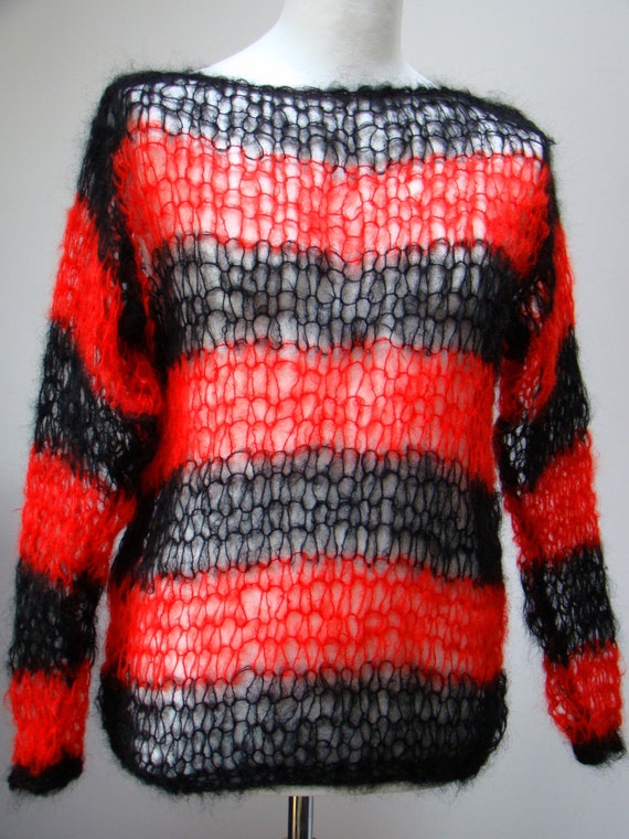 Handmade In England Punk Mohair Sweater Jumper By Prettyinpunkuk 3443