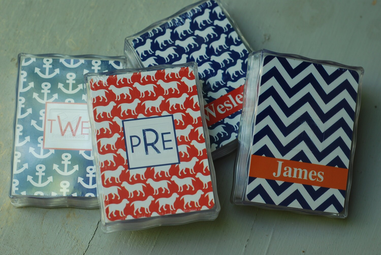personalized playing cards deck can belibbieandwinston