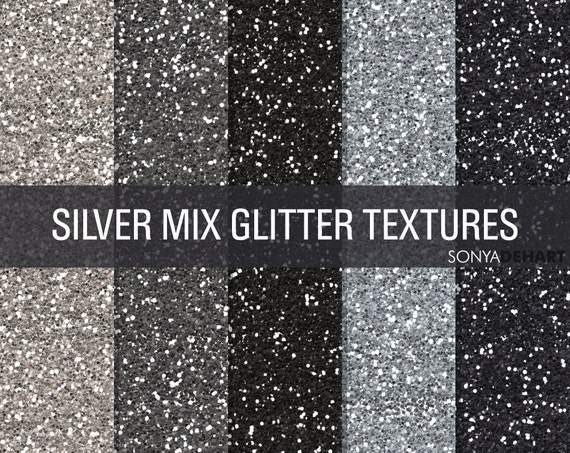 80% OFF Sale Silver Glitter, Digital Papers, Glitter Digital, Glitter Papers, Glitter Textures, Glitter Backgrounds, Digital Glitter Il_570xn