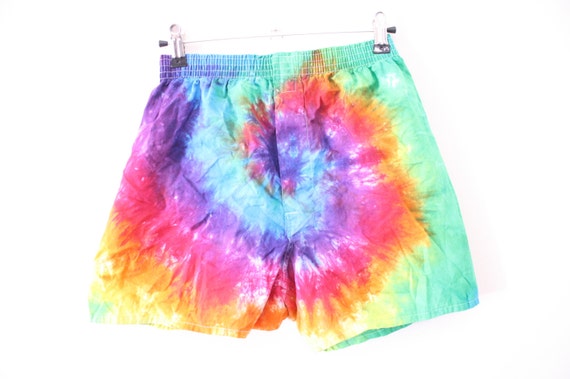 Tie Dye Club Kid / Raver Rainbow Shorts by FLUFFSHOPP on Etsy