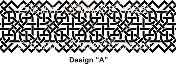 Celtic Border Stencil Multiple Sizes Available On Industry