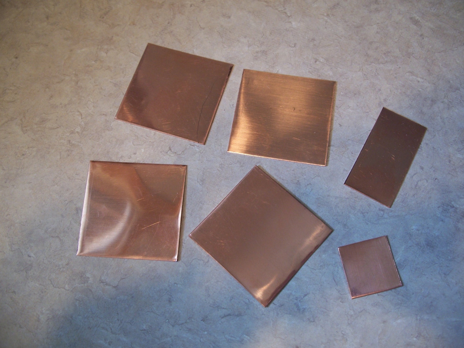 Pure Copper Sheet 4 6x6 X 24 Gauge For