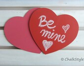 2 Chalkboard Photo Prop Red and Pink Chalk Boards for Wedding Decor or Photo Booth Prop Engagement Pics Photography Props Il_170x135