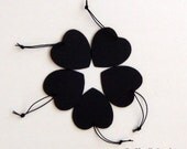 5 Mini Chalkboard Hearts Wedding Table Numbers, Gift Tags, Wedding Favors, Mini Chalk board Signs Il_170x135