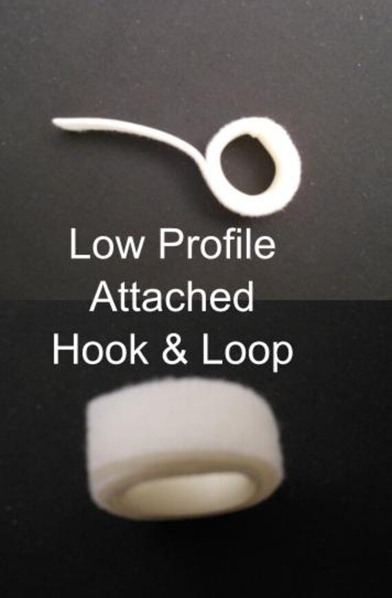 Items similar to LowProfile, Clear Velcro attached to one another on Etsy