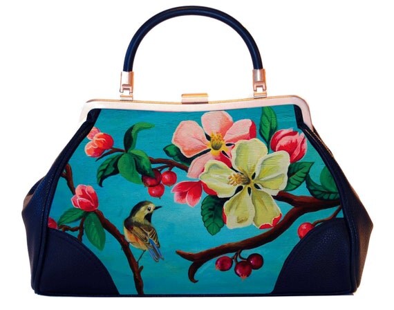 Retro handbag,Vintage handbag,Blossom,christmas,gifts,gifts for her,gifts for mom,Woody Ellen handbag,christmas gifts,christmas gift ideas