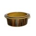 Vintage ARABIA Finland KOSMOS Fruit Dessert Sauce BOWL, Brown and Black Lines, 5 1/4" Design by Gunvar Olin Gronquist, Danish Modern