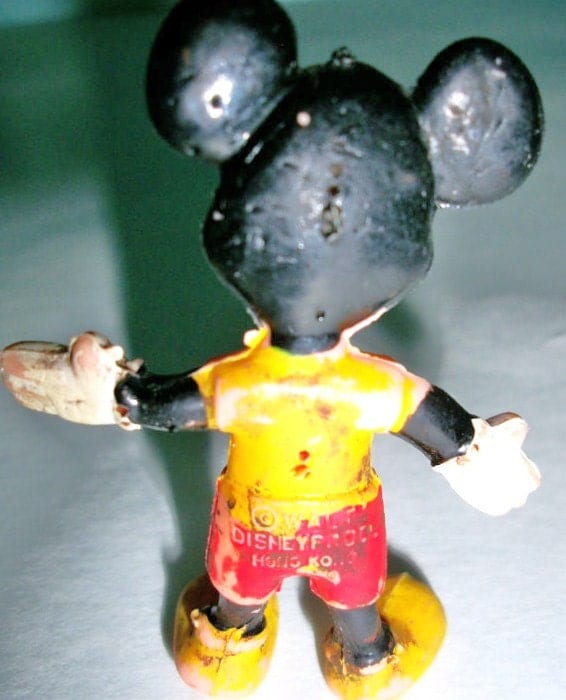 rubber mickey mouse doll