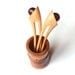 Wooden hair forks, 2 prong, Hair sticks, Wood, Cypress, African wild seringa, Hairpin, Handmade