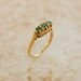 1940s Emerald Ring - Three Stone Emerald Ring