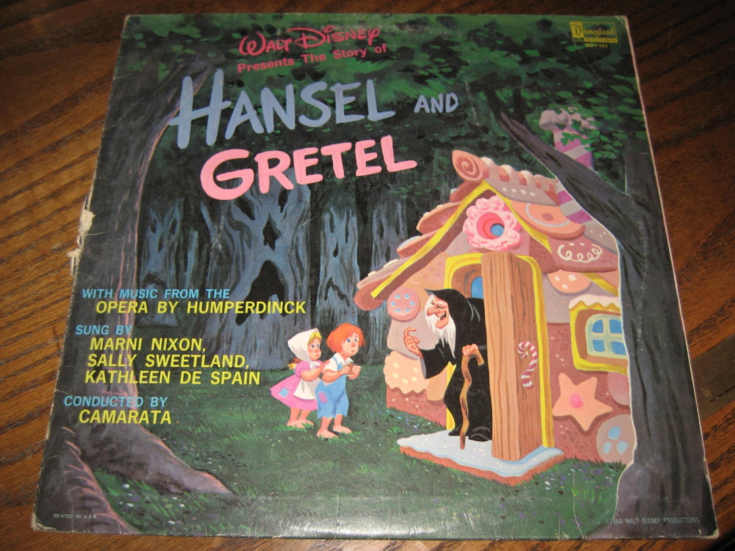 Walt Disney Hansel and Gretel Opera by Humperdink LP