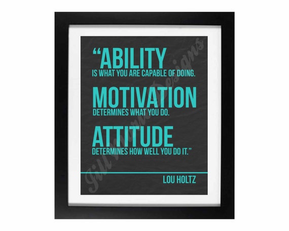 Lou Holtz Quote Attitude Workplace Wisdom
