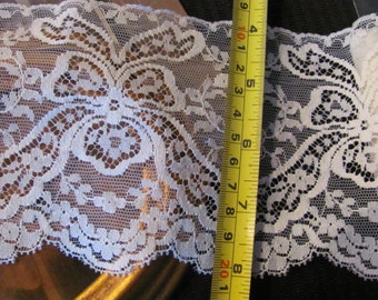 Lace Vintage Ivory Lace Sewing Trim - 4.5 Inches Wide - 3 Yards #17H
