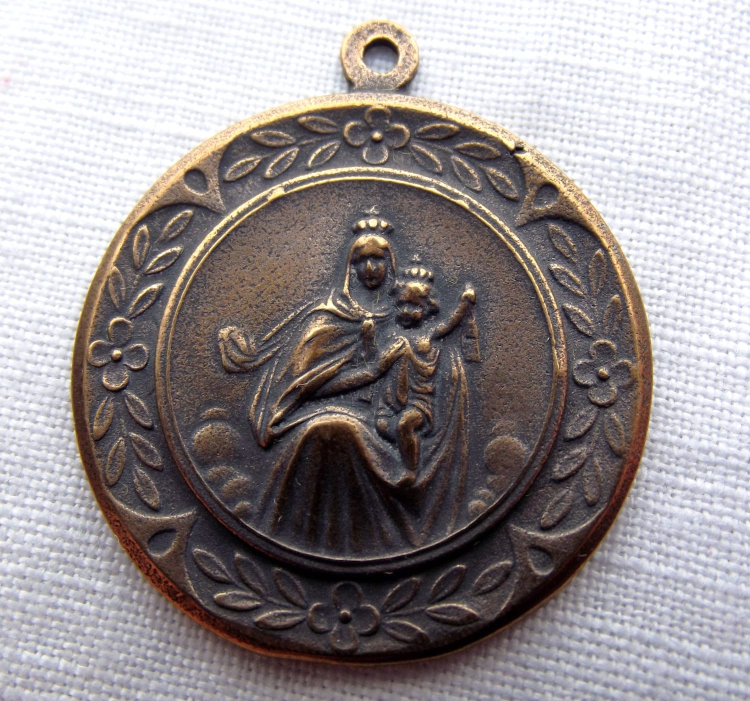 Bronze Our Lady of Mt. Carmel Medal