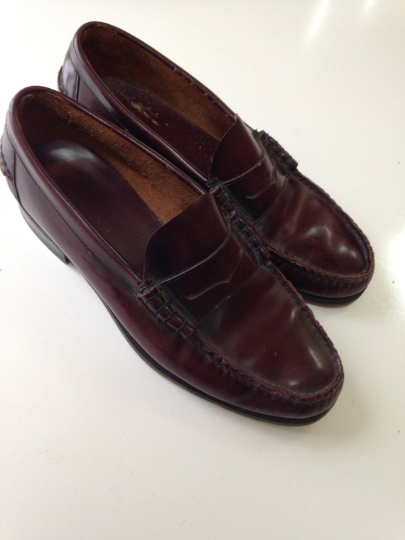 Vintage Men Florsheim Penny Loafers Beef Roll by cuffNroll