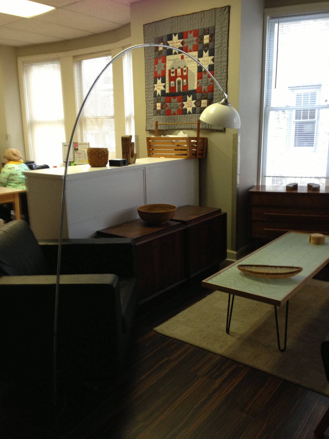 Sweeping Arc Lamp Kovacs mid century modern Eames Era