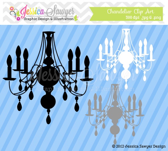 INSTANT DOWNLOAD, chandelier clipart - wedding clip art - elegant digital embellishment - commercial use - digital scrapbooking Il_570xn