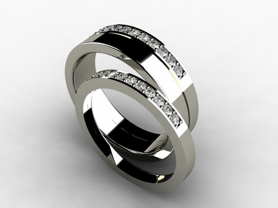 titanium wedding ring sets
