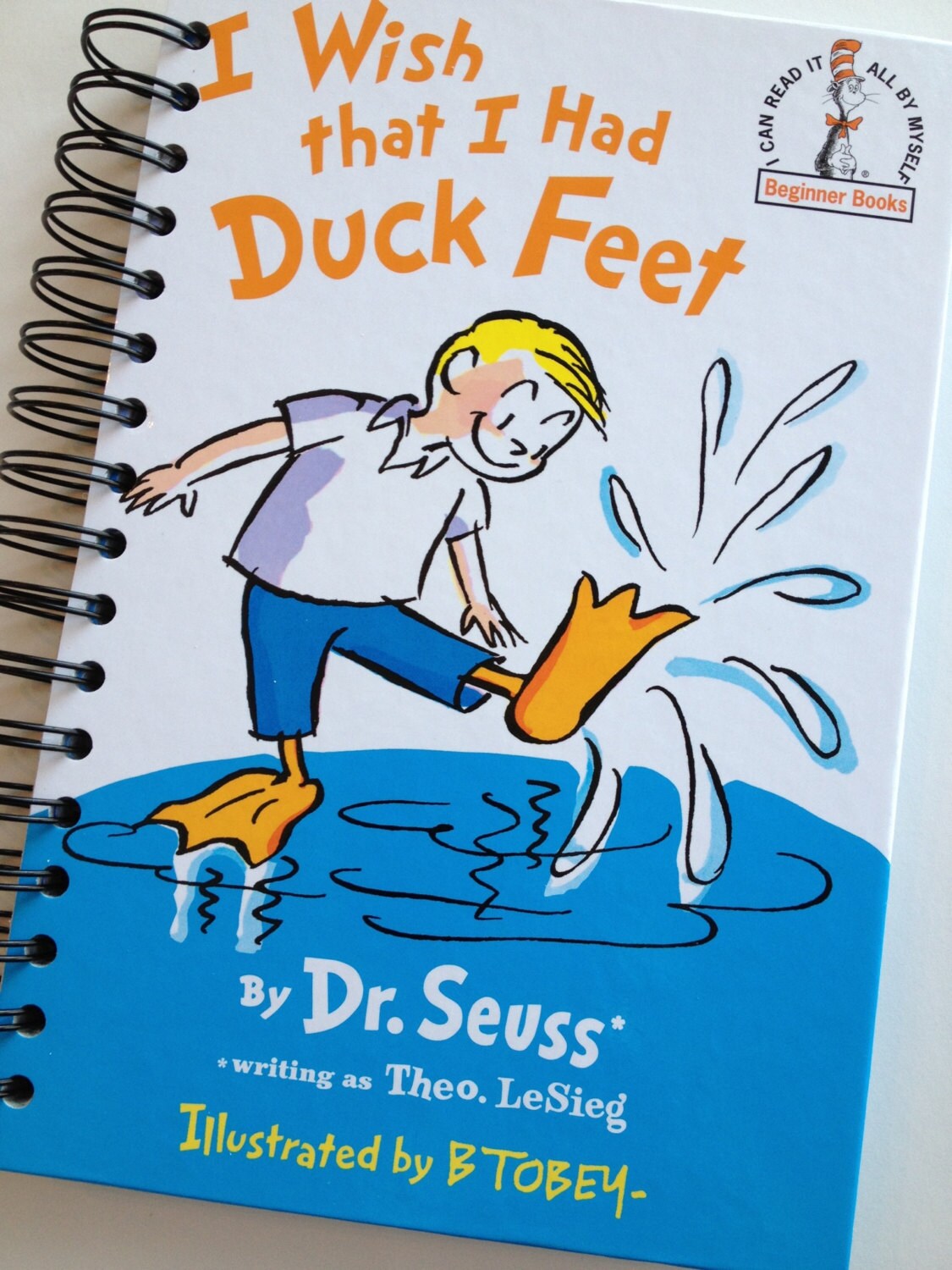 I Wish That I Had Duck Feet Dr Seuss Recycled Journal