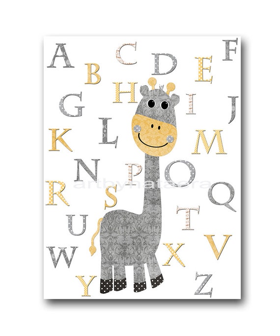 Baby Boy Nursery Art Print Childrens Wall Art Baby Room Decor