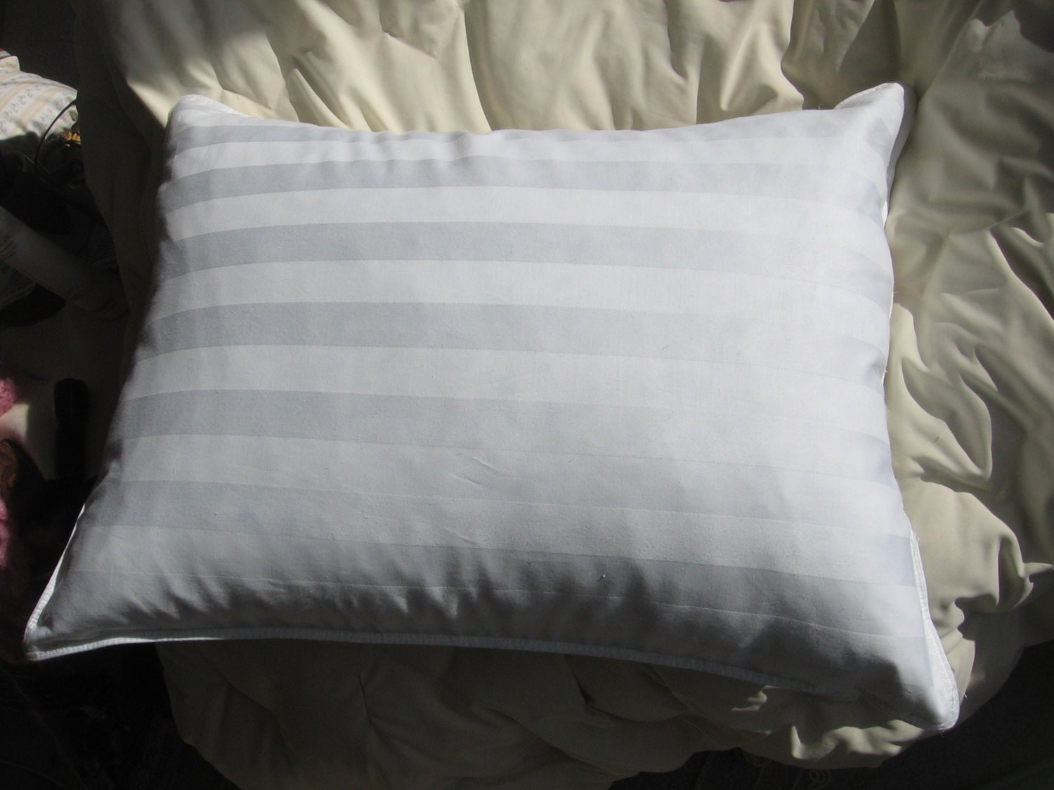Old Fashion Feather Pillow 75 percent Feather 25 by AbbeyDowns