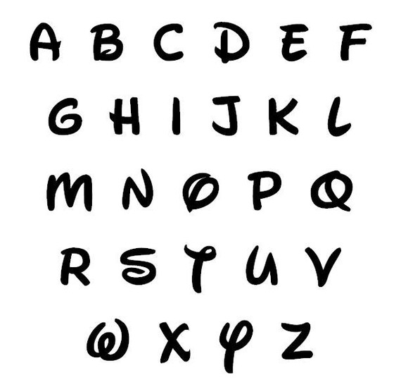 Mickey Mouse Letter Template Joy Studio Design Gallery Best Design