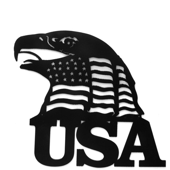 USA Eagle Custom Metal Sign by RillaBee on Etsy