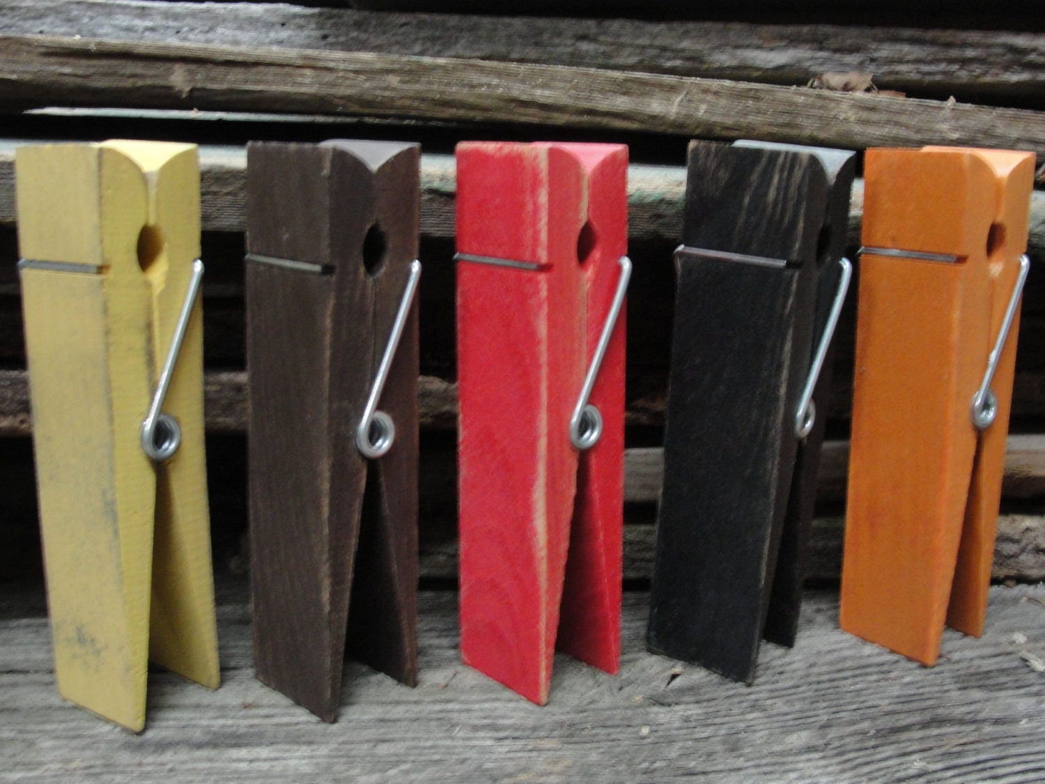 Jumbo Clothespin Large Clothespin Wooden by TIMEandAGAINbyRuss