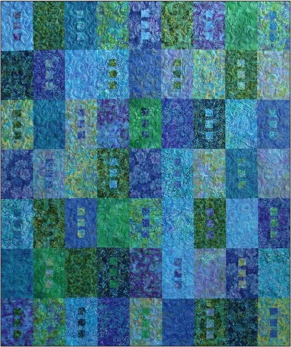 zen-quilt-kit-includes-pattern-batik-fat-quarters-blue