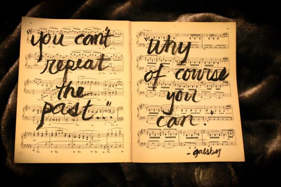 Items similar to Two Hand Painted "You Can't Repeat The