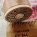 Antique Vintage Belding Richardson Corticelli Peach Pure Silk Button Hole Twist Sewing Embroidery Thread