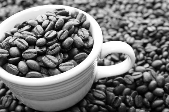 Items similar to Coffee  bean  black  and white photography 