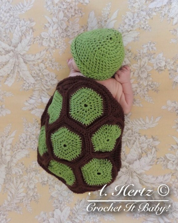 crochet turtle tortoise cover and hat photo prop set newborn pattern only from crochetitbaby crochet turtle tortoise cover and hat photo prop set newborn pattern only from crochetitbaby