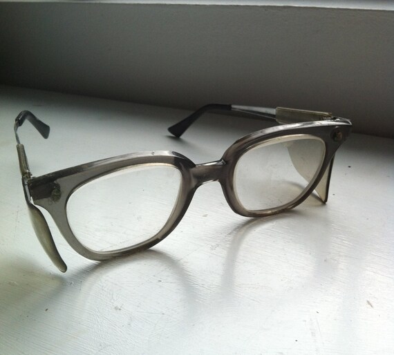 Vintage Horn Rimmed Safety Glasses