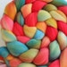 PARROT Merino Top Roving Hand dyed 4 ounces