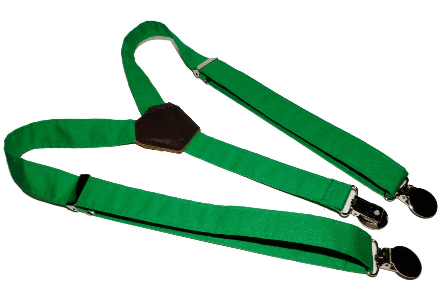 Suspenders Green Adjustable Suspenders by CraftyMunchkins on Etsy