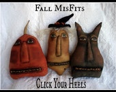 Primitive Fall Misfits Pattern Click Your Heels