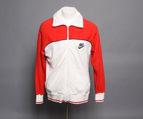 nike orange track jacket