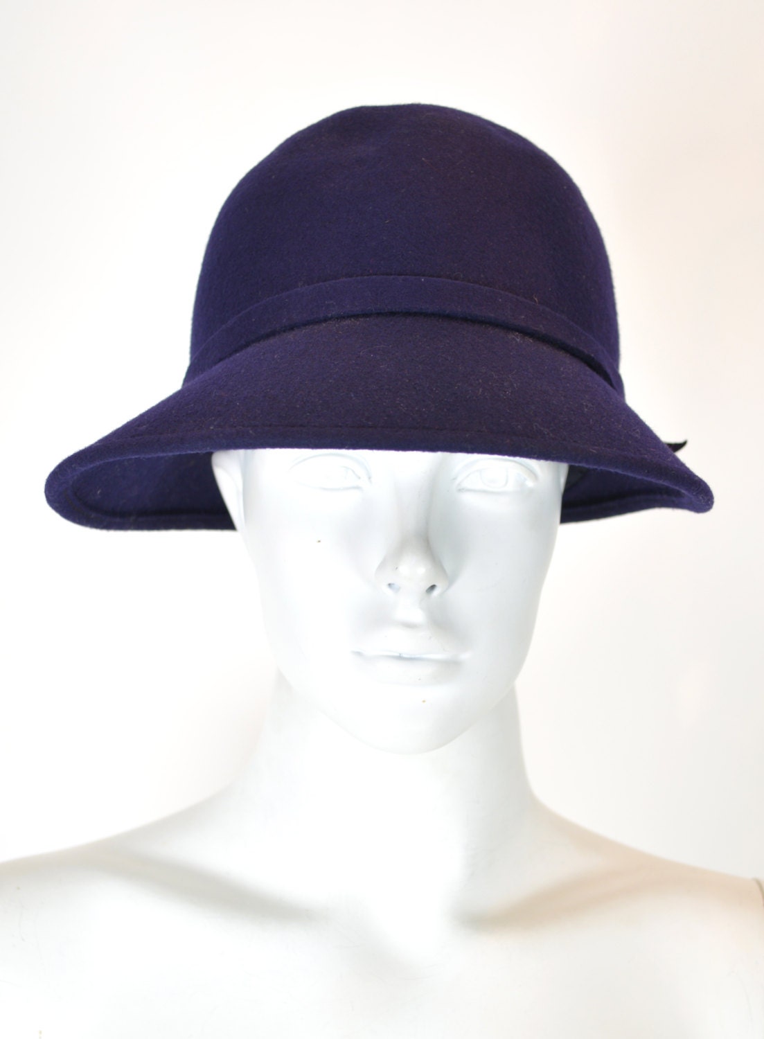 MOD HAT: Vintage Glenover Hat // 60S Mod Hat // Twiggy Mod Hat