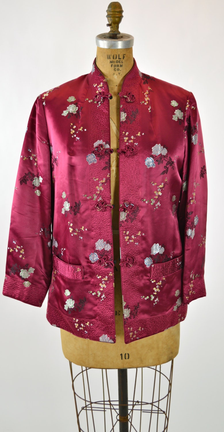 ASIAN JACKET: Mandarin Jacket // Quilted Jacket by MyrtleBedford
