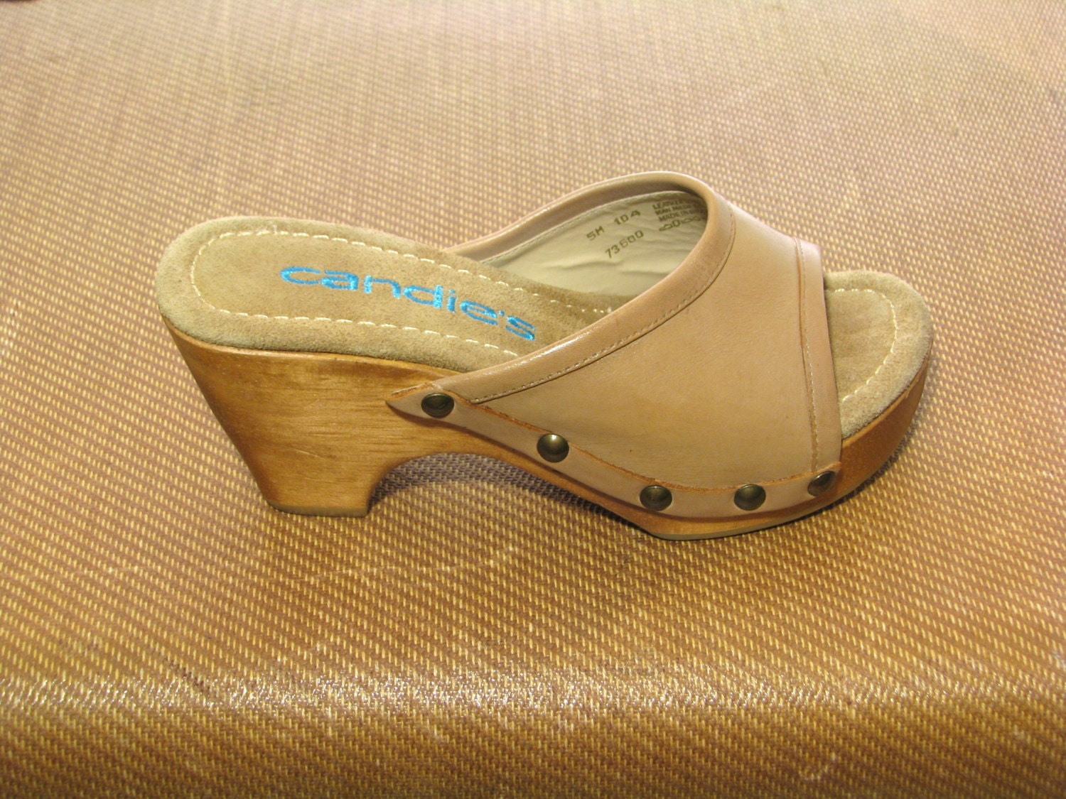 candies wooden clogs