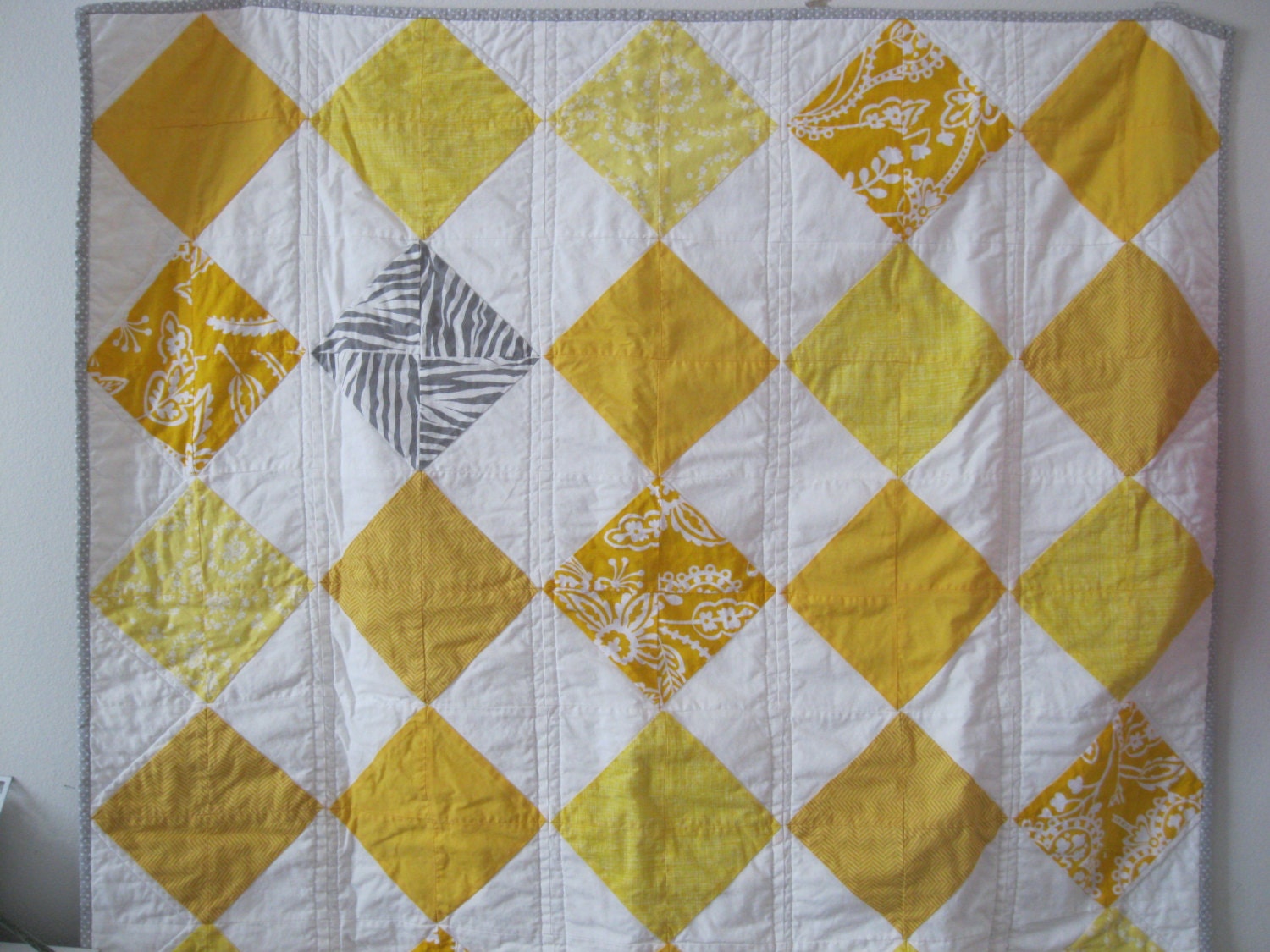 Lemon Sorbet Baby Quilt