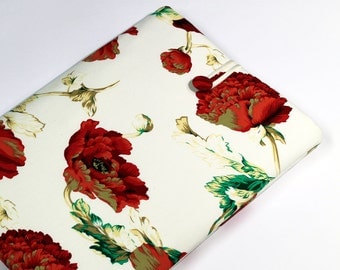 iPad Sleeve, iPad Case, iPad Cover Case, padded, red poppies