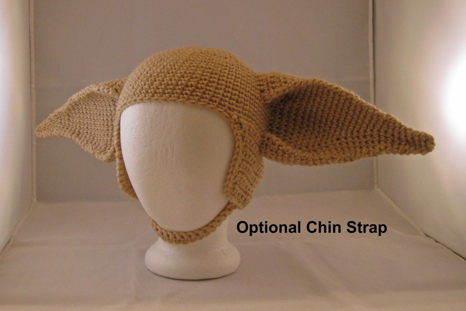 PATTERN: Elf Ears Crochet Hat Adult