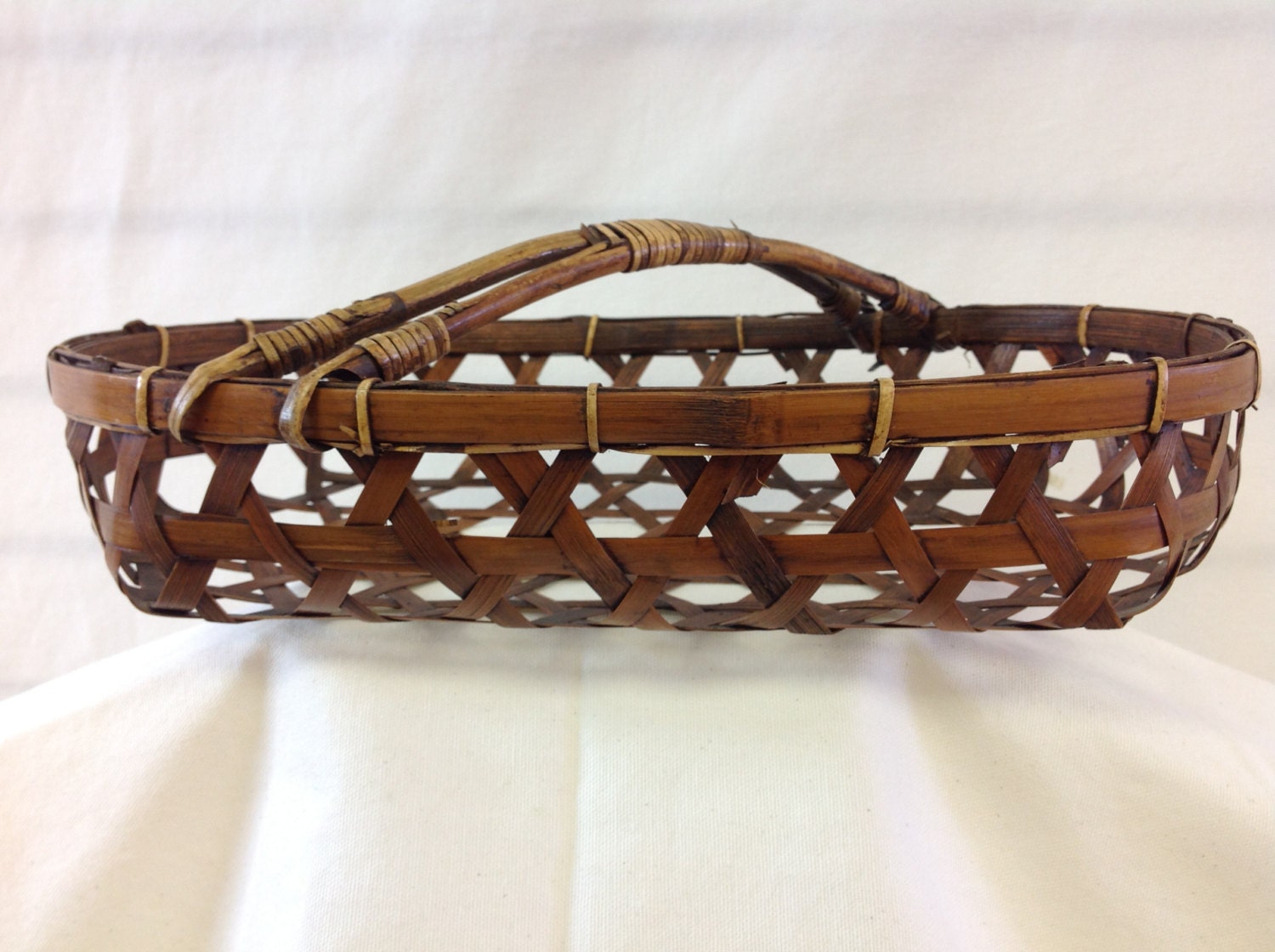 Antique JapaneseStyle Basket Circa 1900's by ModOnMain on Etsy