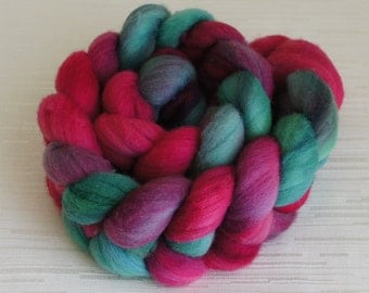 Merino Wool Roving - Hand Painted Felting or Spinning Fiber