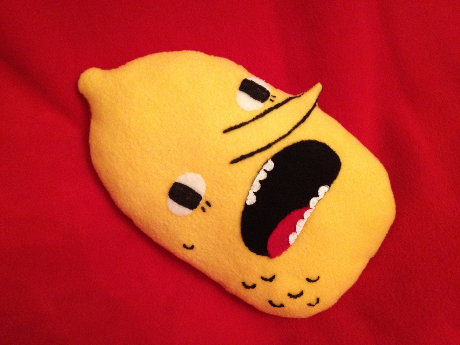 adventure time lemongrab plush