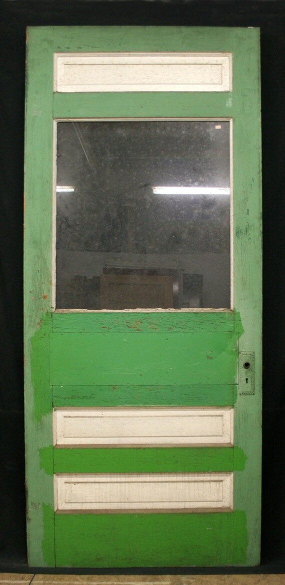36x 83 Antique Entry Exterior Wood Wooden Door