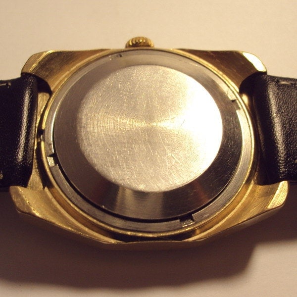 Vintage POLJOT 23 jewels AUTOMATIC Soviet gold plated USSR